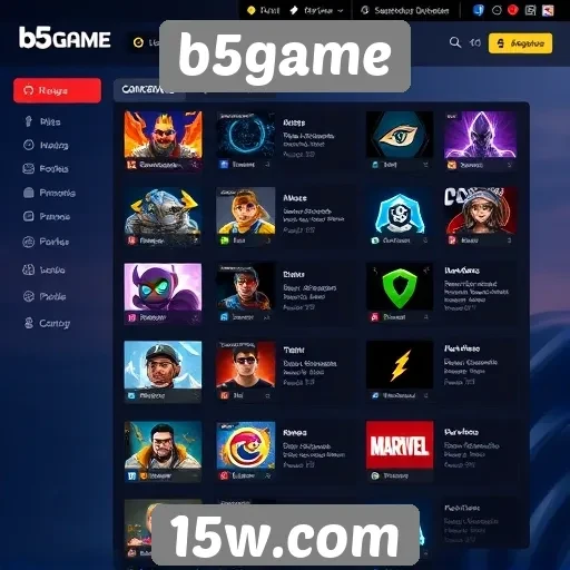 Mudanças na interface do usuário do b5game